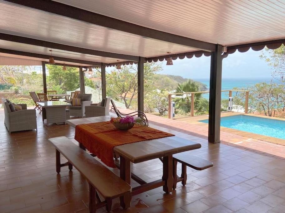 Le Caillou *** Belle Villa, 4 Chambres, Piscine, Vue Mer *** Le Diamant Εξωτερικό φωτογραφία
